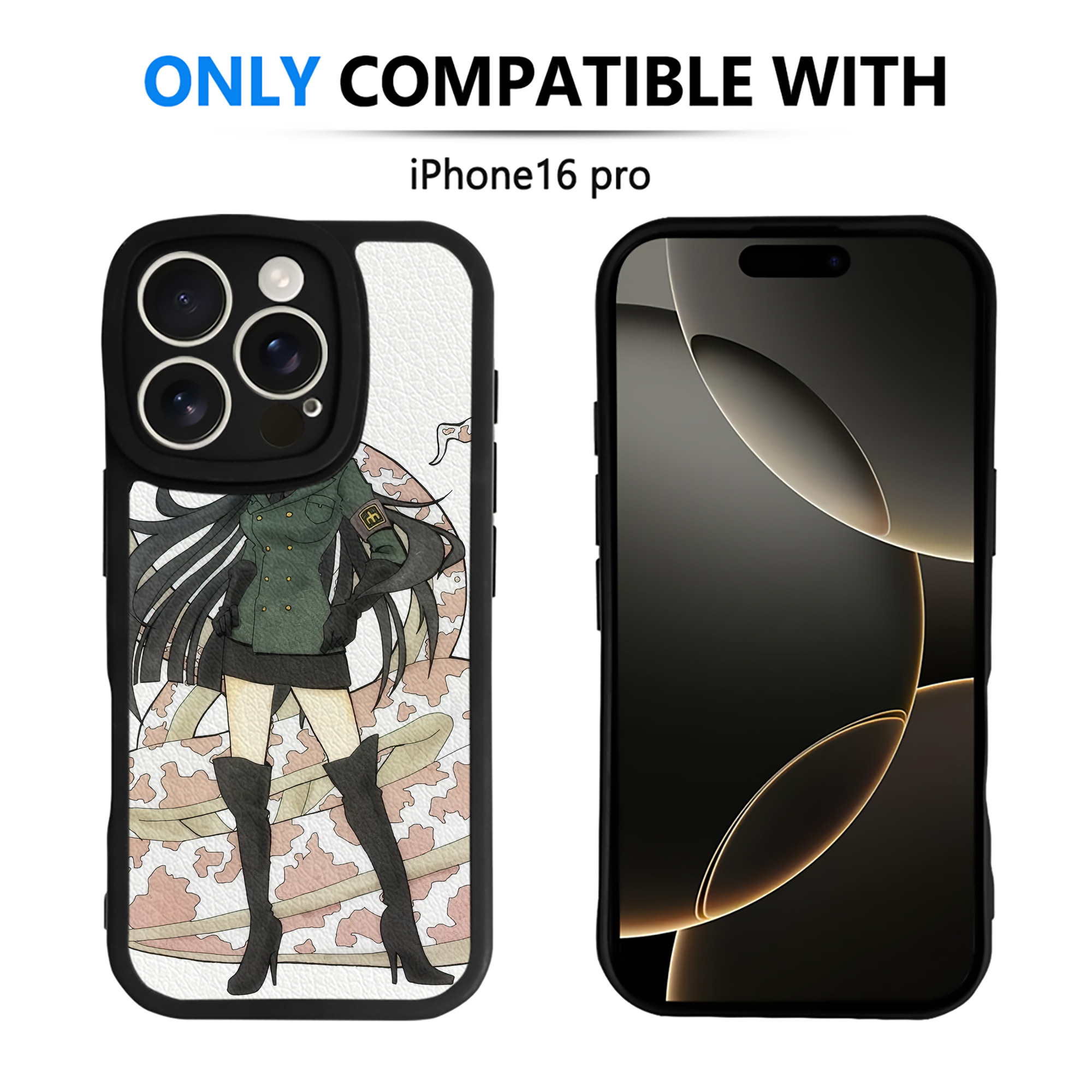 （画像用） ワンピース ONE PIECE 【iPhone 16シリーズ対応】シリコンスマホケース（レザー調） 材質：シリコン